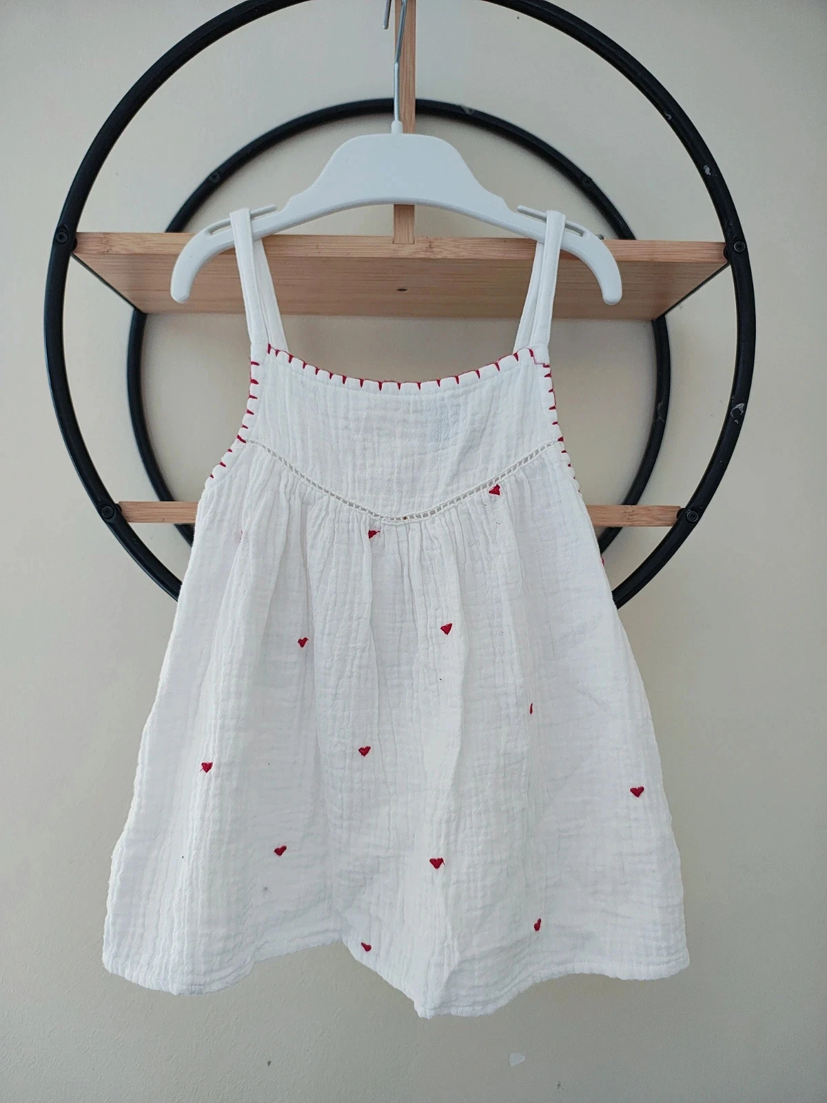 4 ans blouse débardeur été kiabi coeur brodé